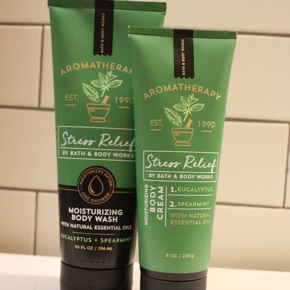 Stress Relief by Bath & Body Works - Body Wash & Body Cream - NEW